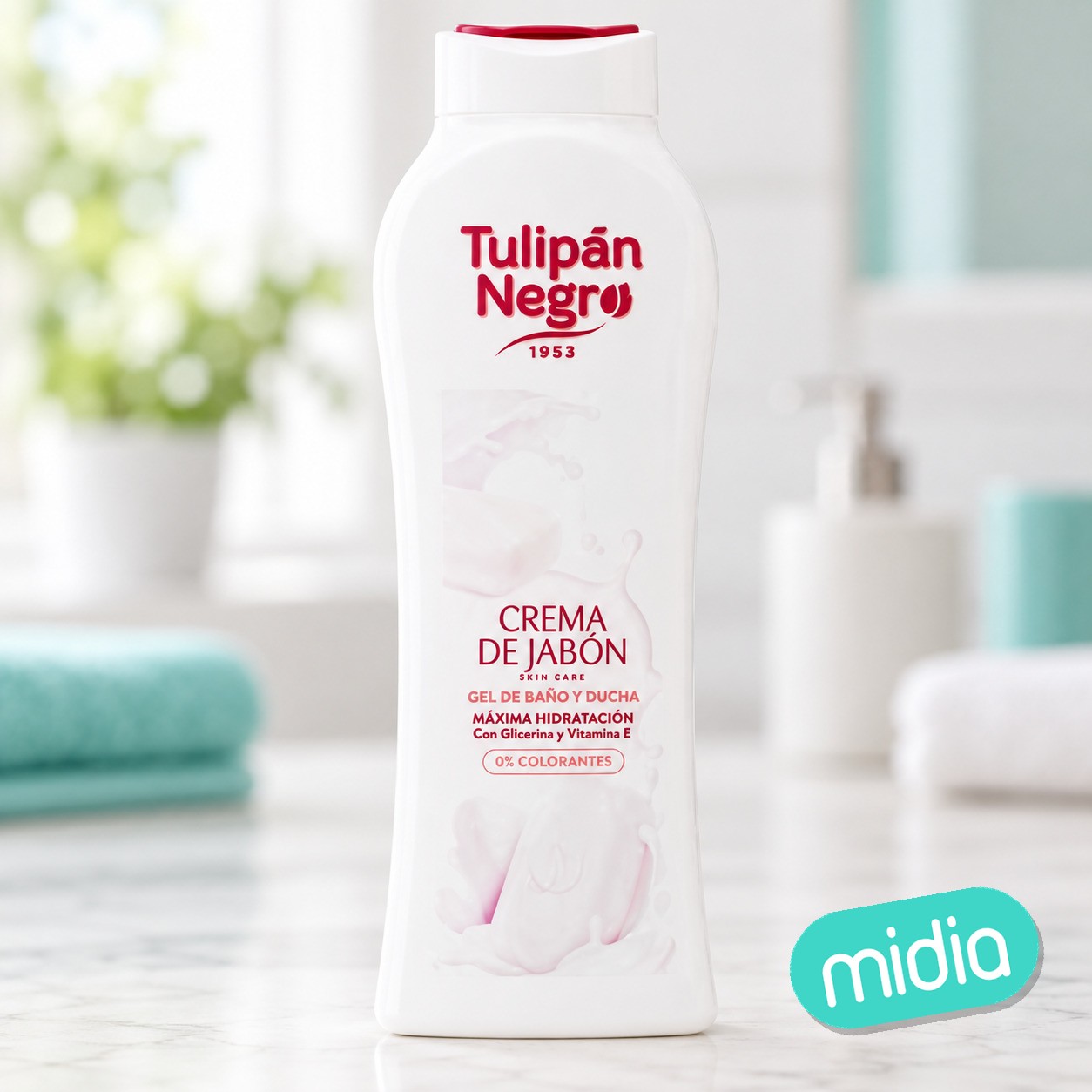 Tulipan negro gel 650ml. crema jabon
