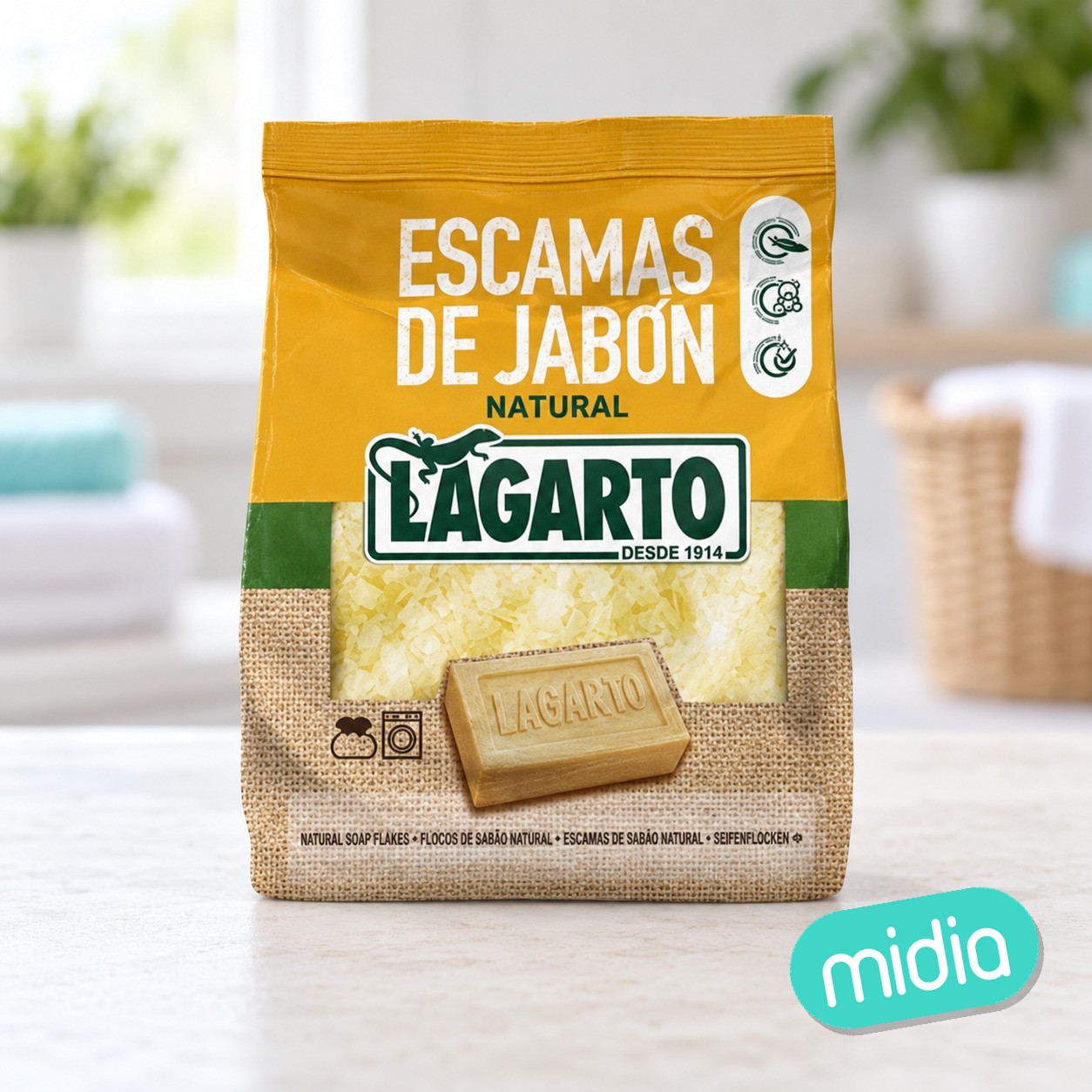 Ecopack escamas amarillo 400gr