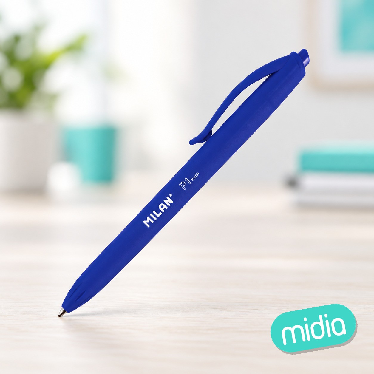 [176510925] Boligrafo Milan P1 Touch Azul