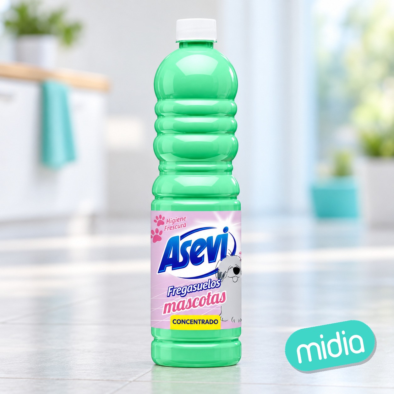 Asevi fregasuelos 1000ml mascotas