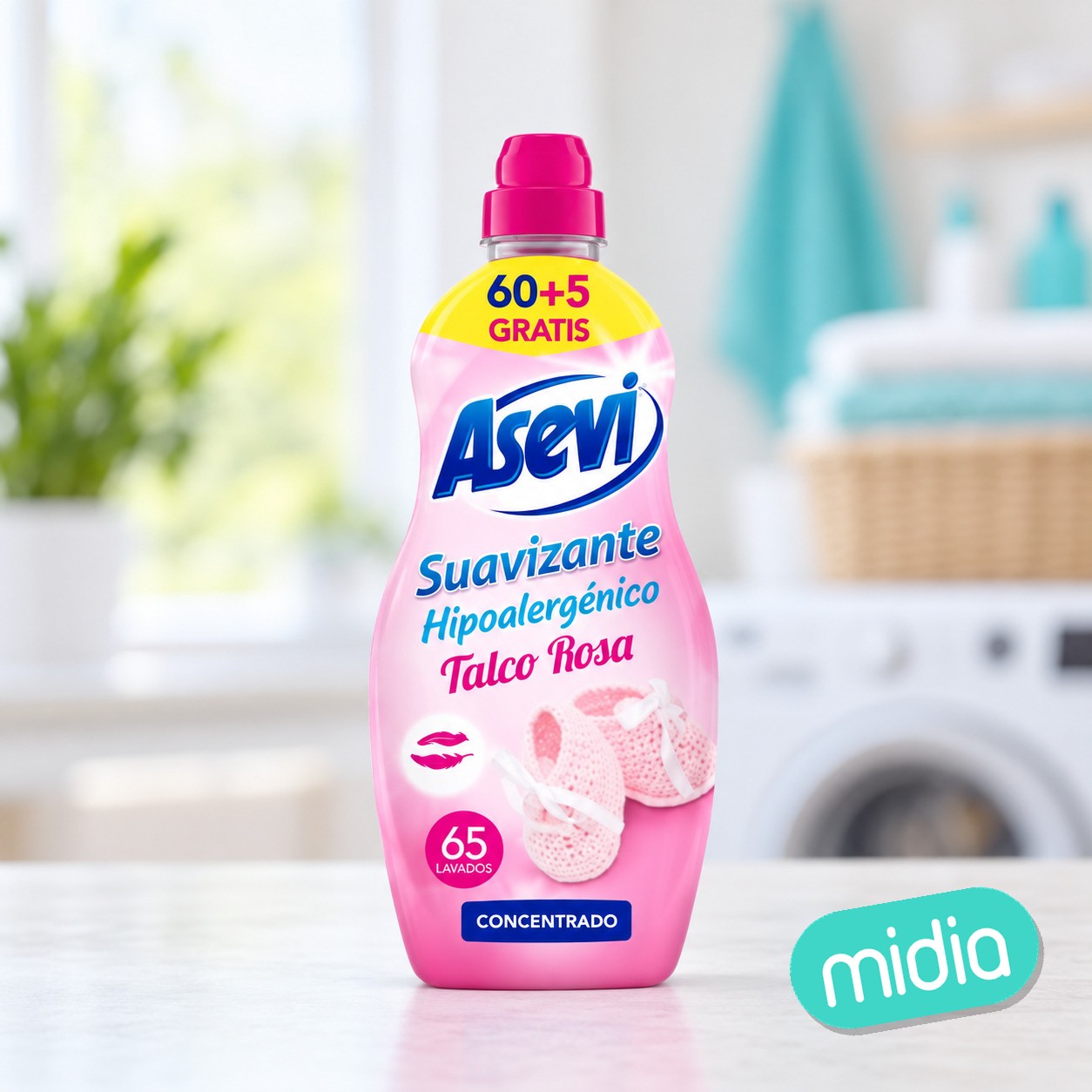 Asevi suav. talco rosa 60+5dosis