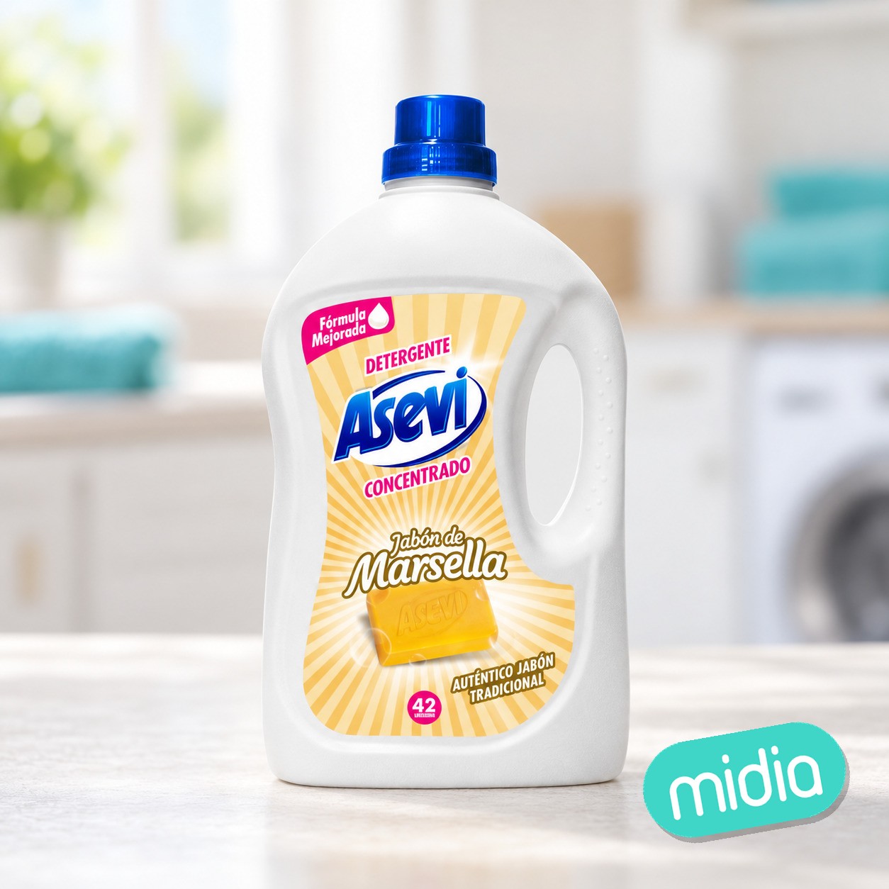 Asevi gel deterg.marsella 44 dosis
