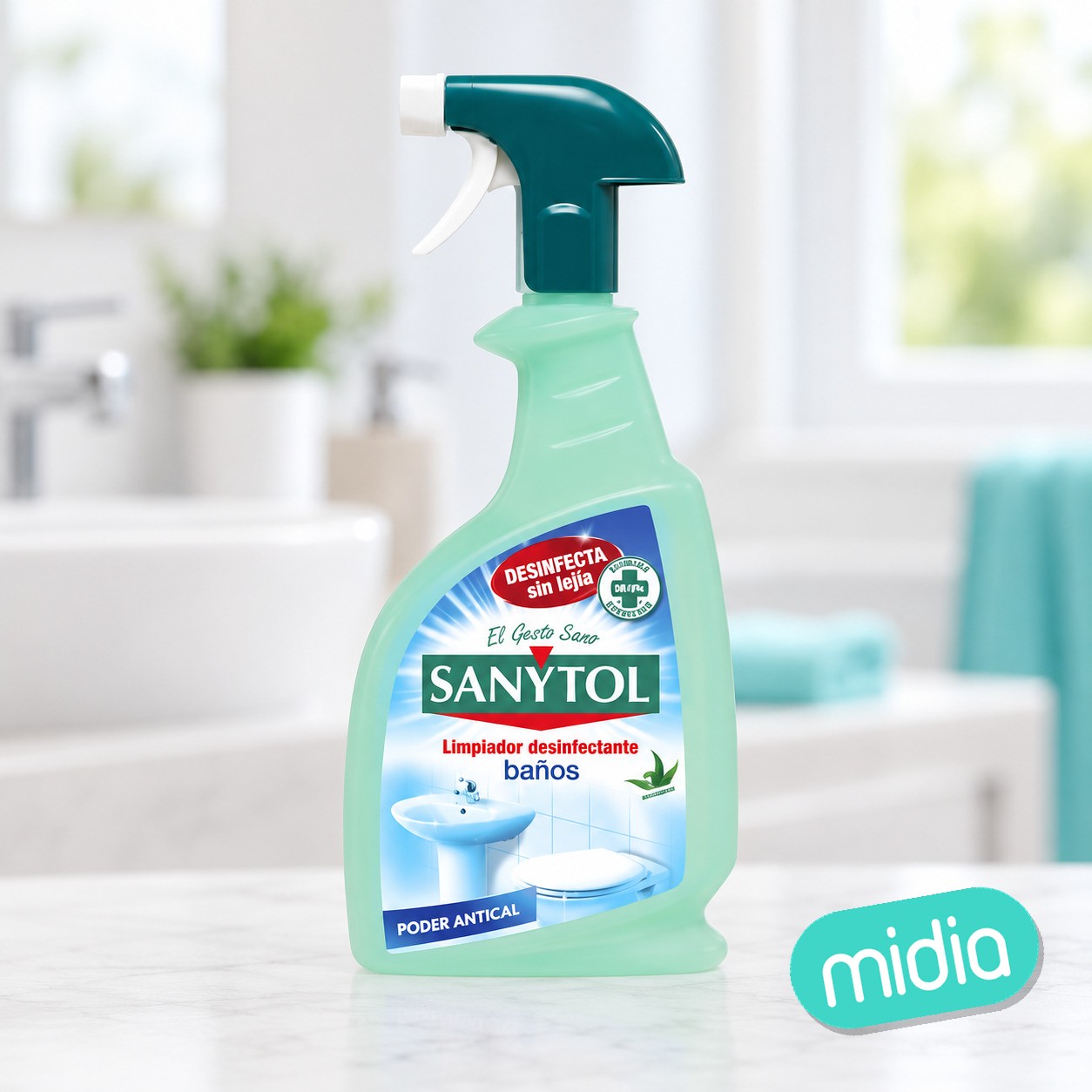 Sanytol sin lejia baño pistola 750ml.desinfect