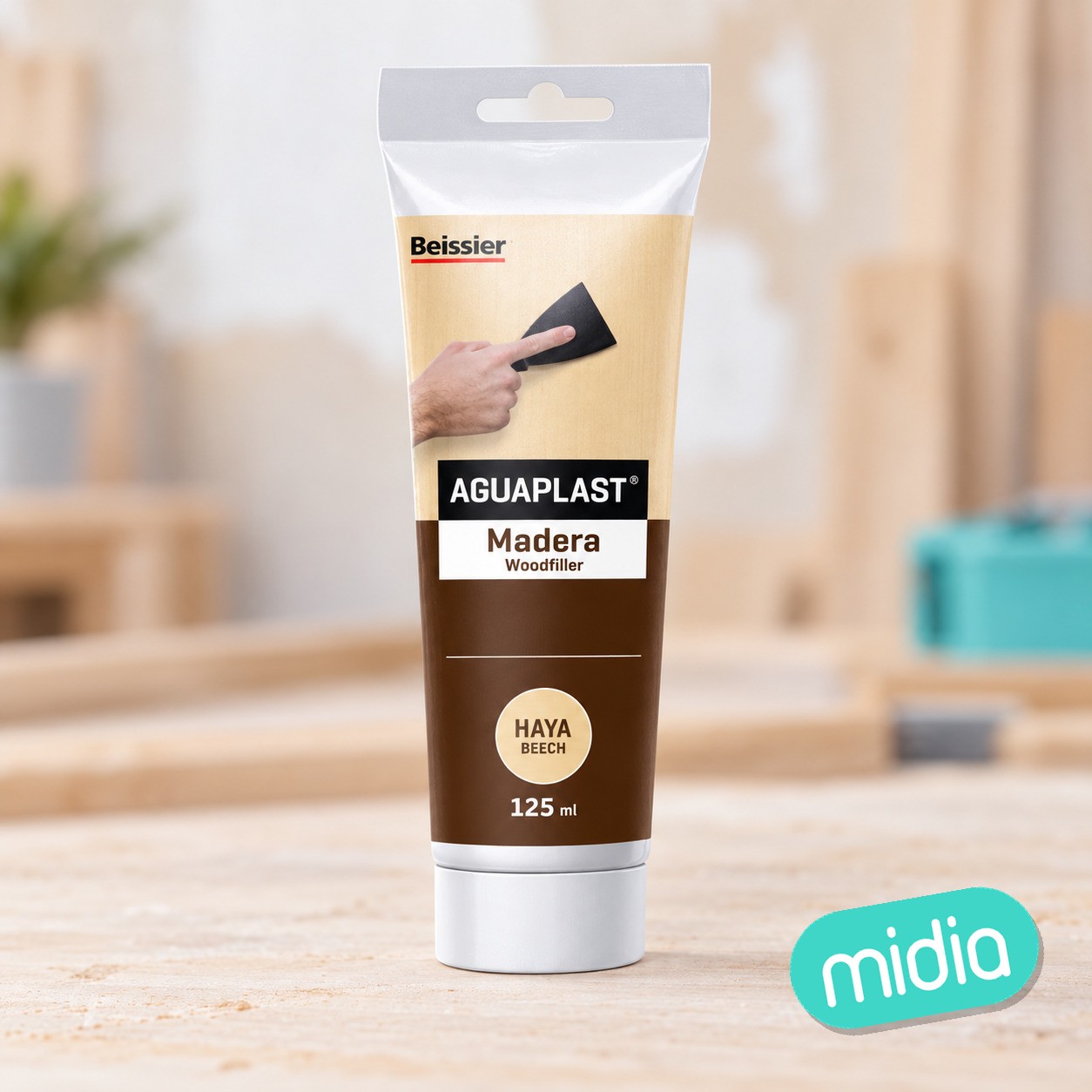 Aguaplast madera haya 125ml. 70000-010