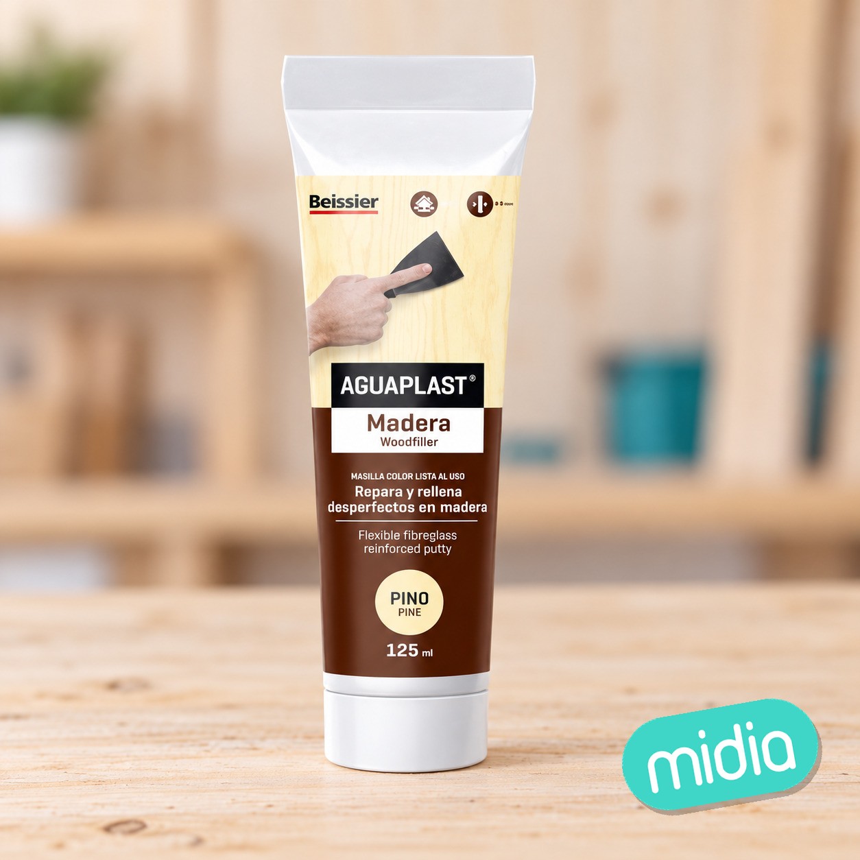 Aguaplast madera pino 125ml 70000-003