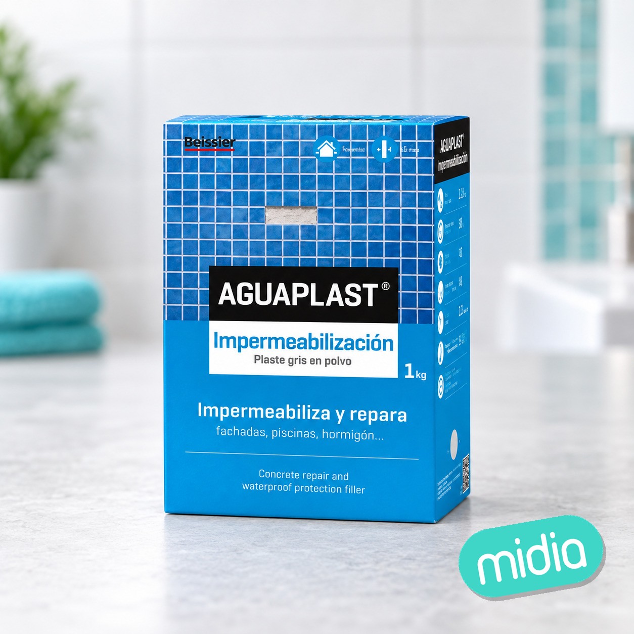 Aguaplast impermeabilizacion 1kg 70043-001
