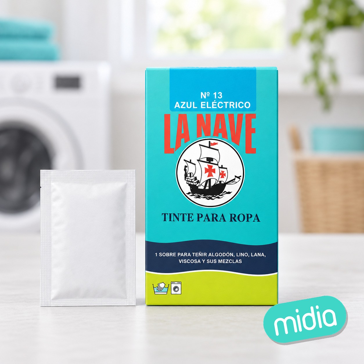 [015024] tinte ropa azul electrico 1s/20gr nº13