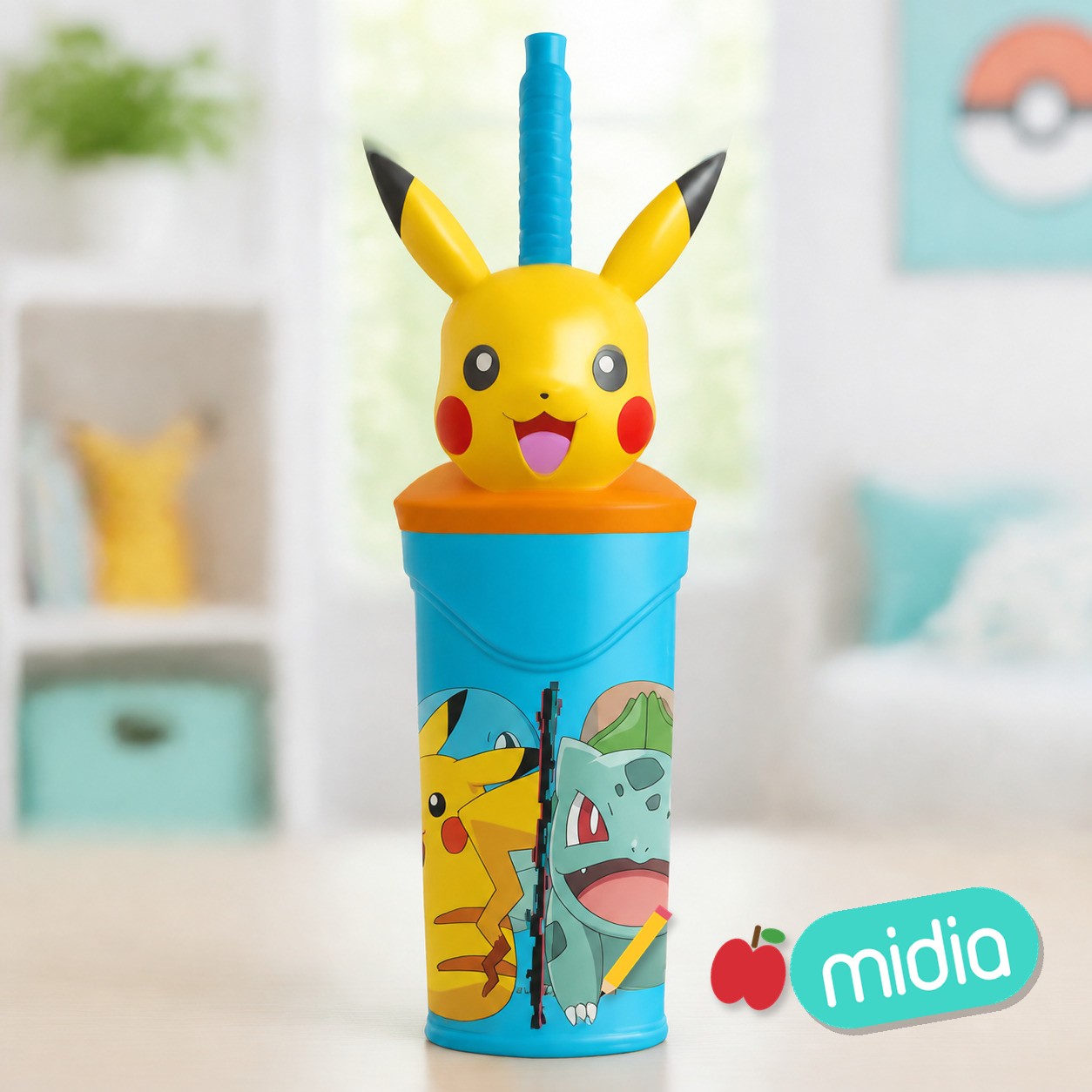 Stor vaso figurita 3d 360 ml pokemon distorsion