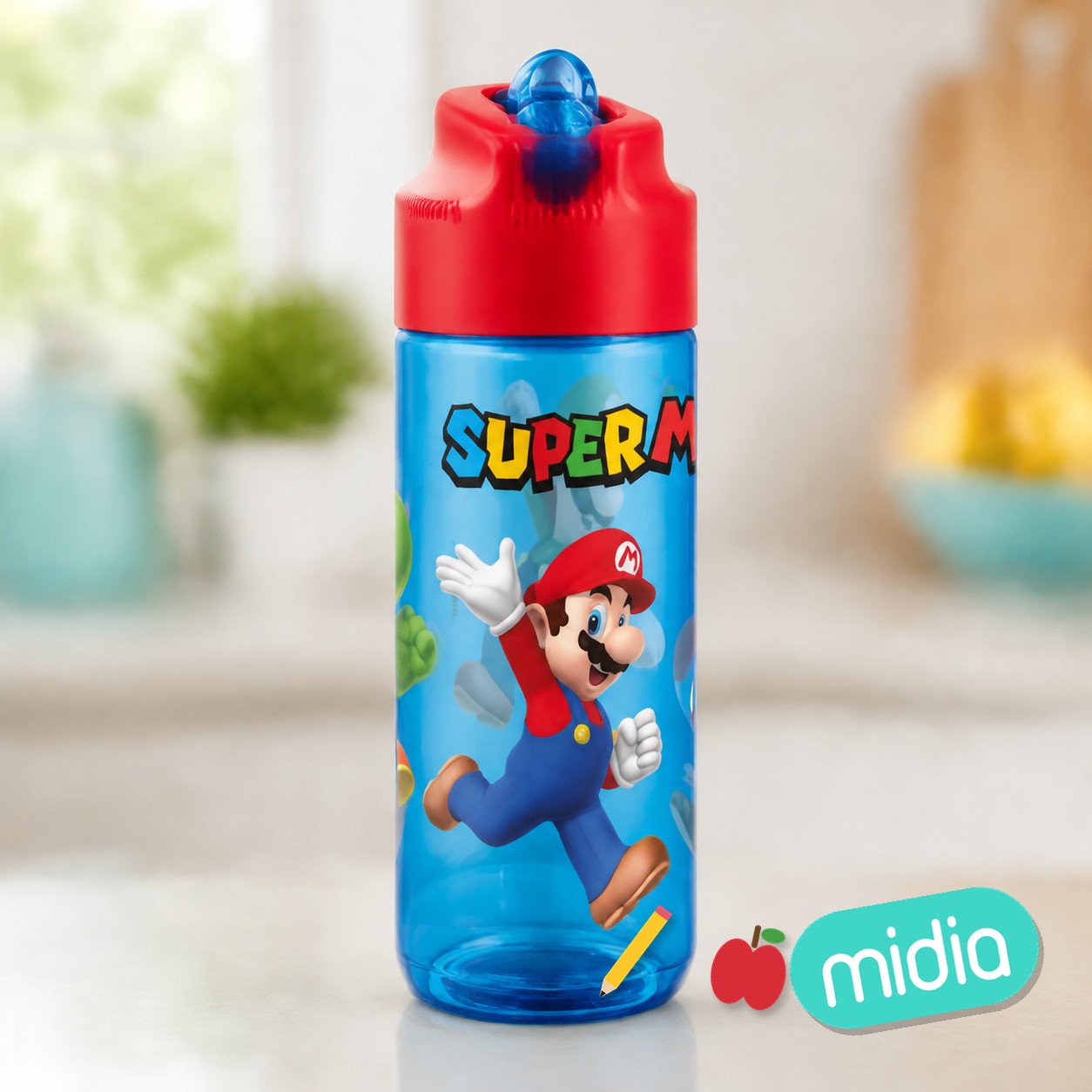 Stor botella ecozen hidro pequeña 430 ml super mario & friends