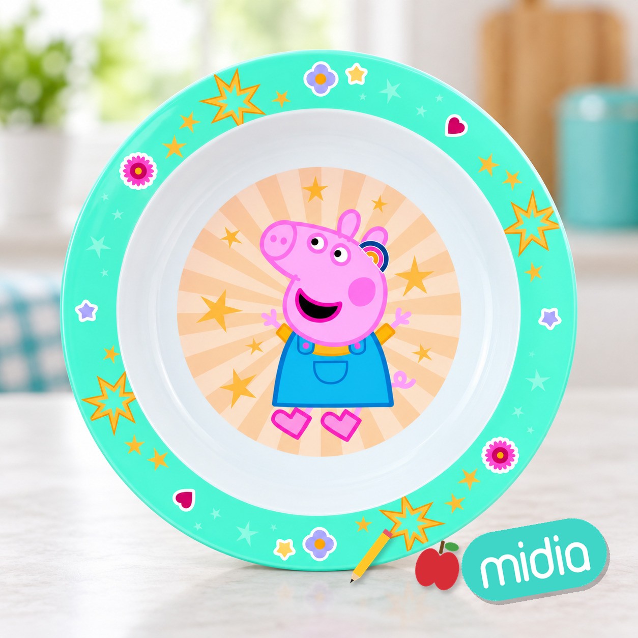 Stor cuenco micro kids peppa pig kindness counts