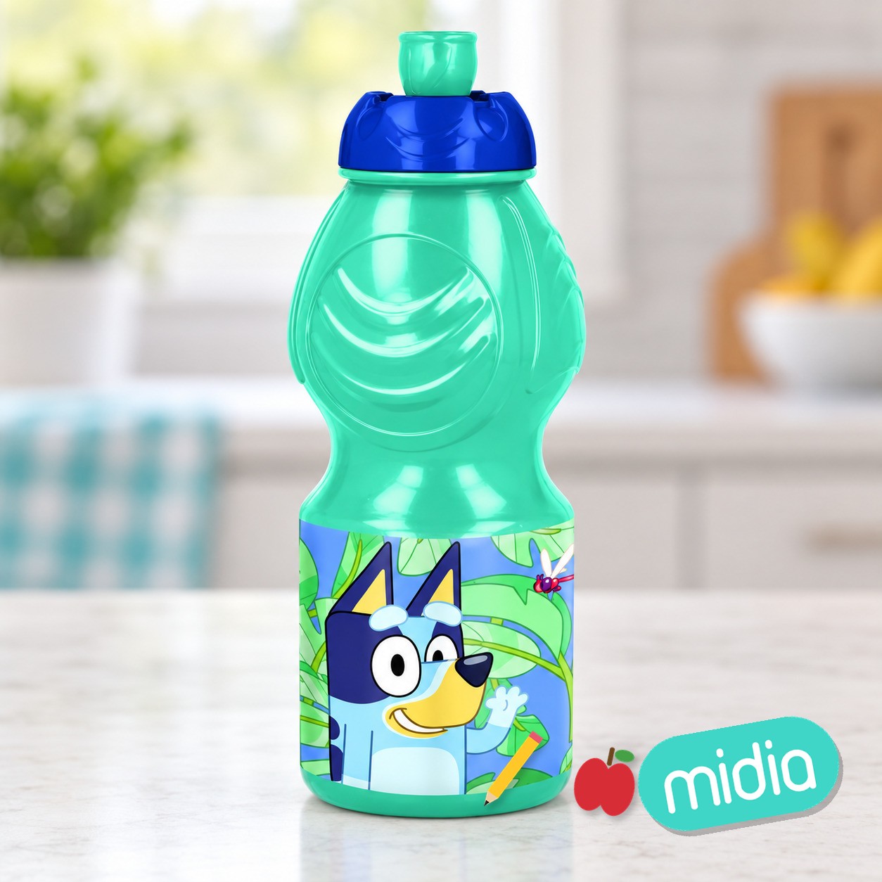 Stor botella sport 400 ml bluey