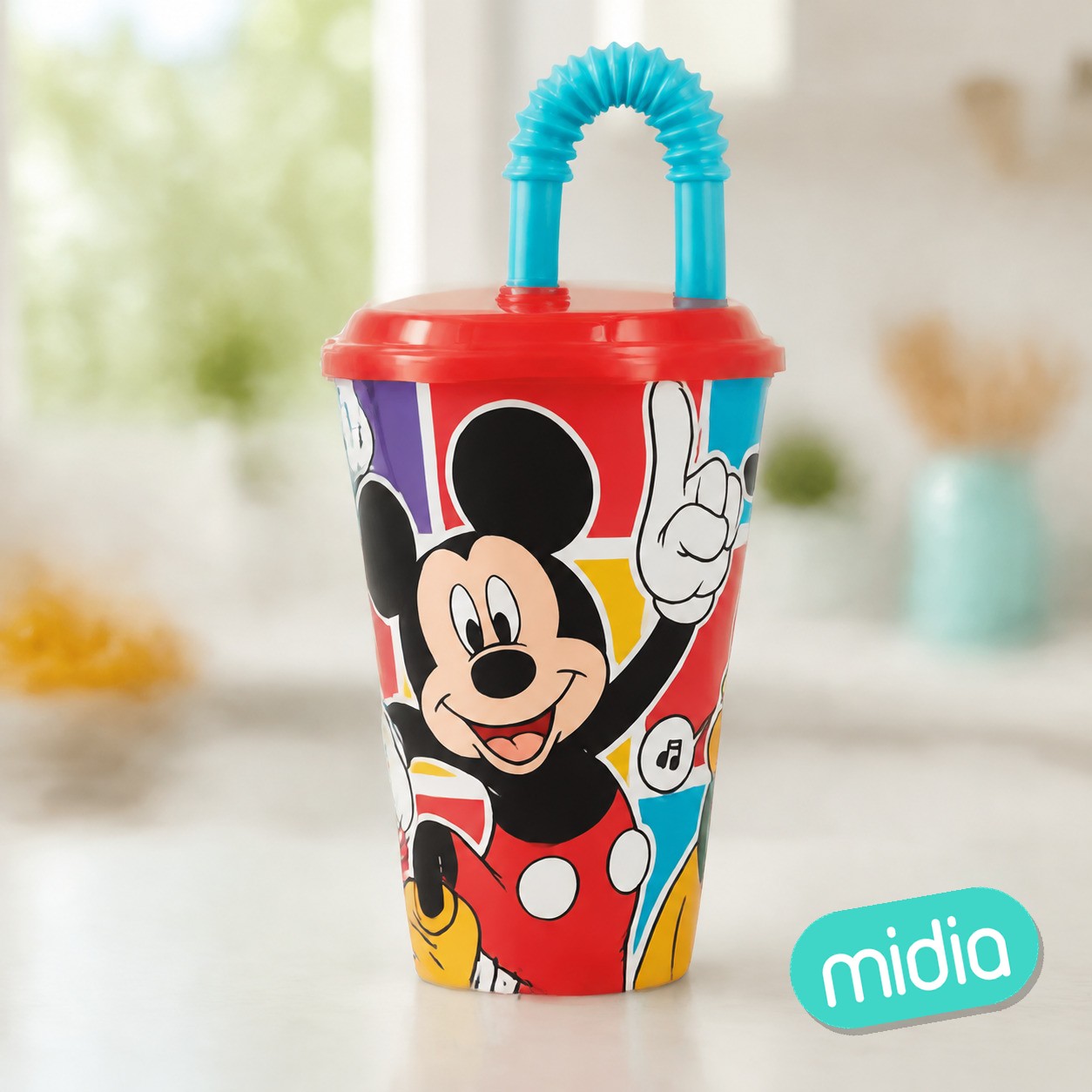 Stor vaso caña easy 430 ml mickey mouse better together