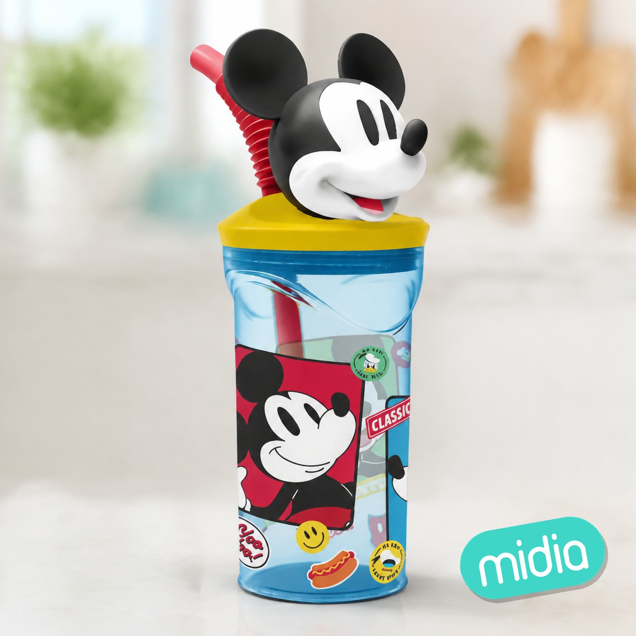 Stor vaso figurita 3d 360 ml mickey mouse fun-tastic