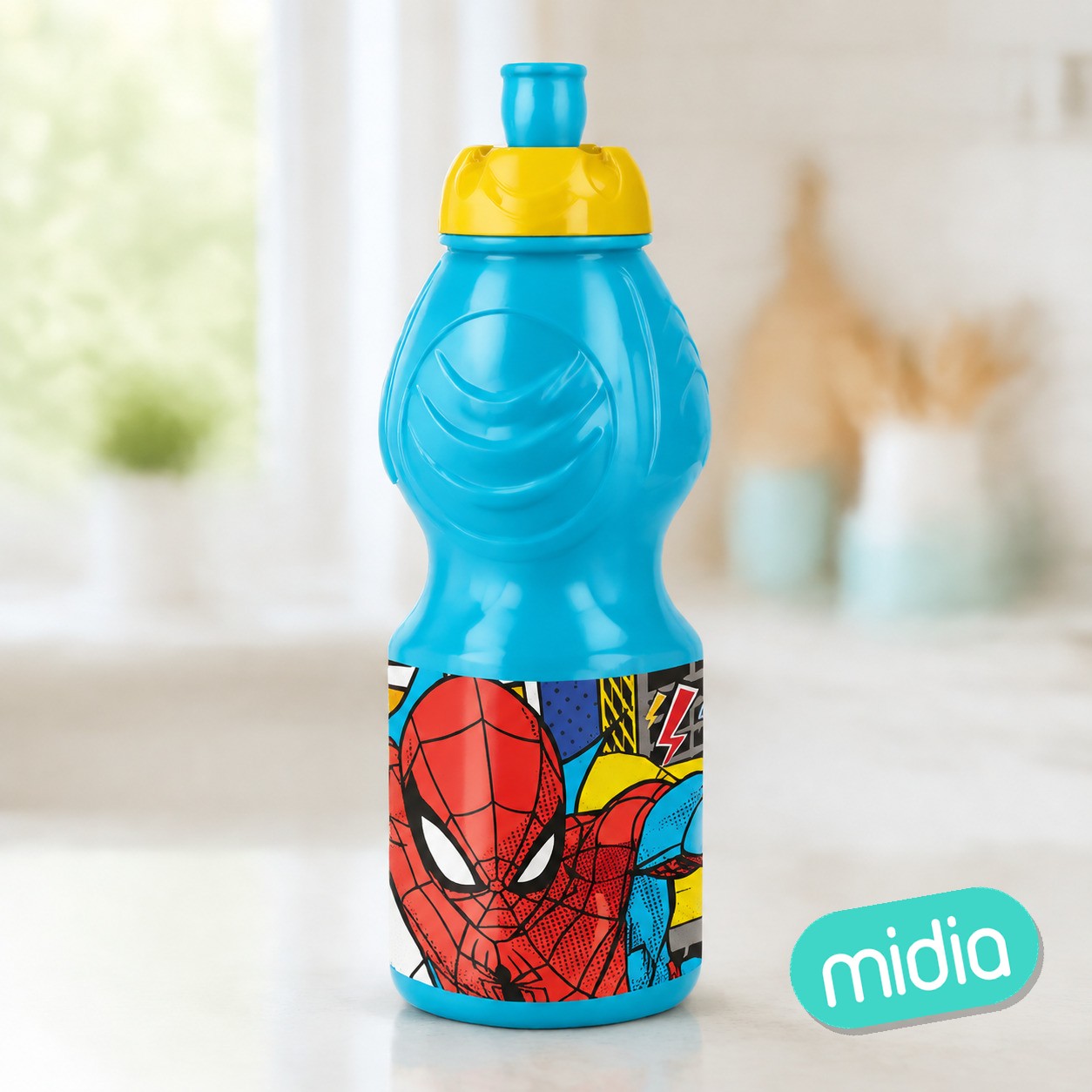 Stor botella sport 400 ml spiderman midnight flyer