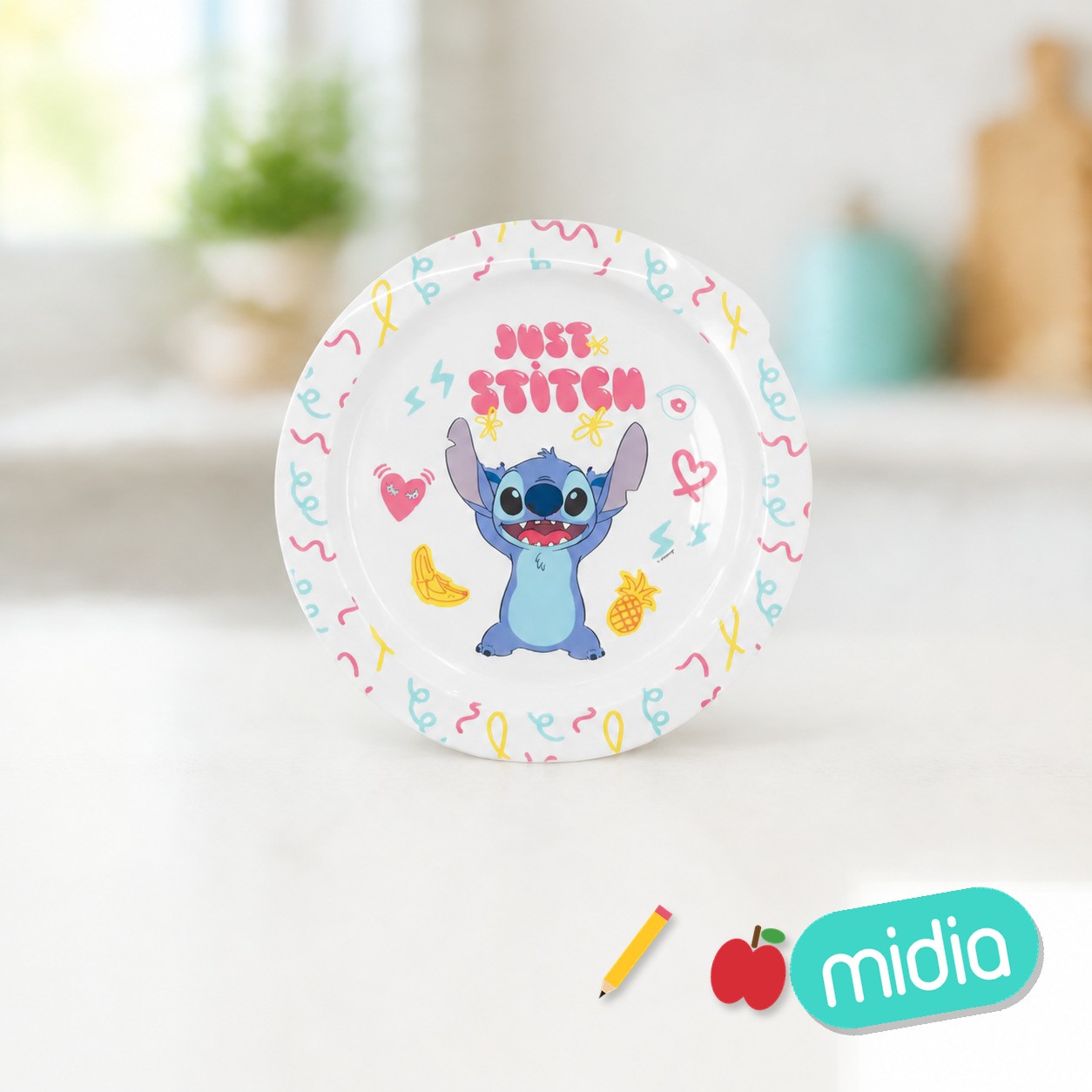 Stor plato micro kids stitch palms
