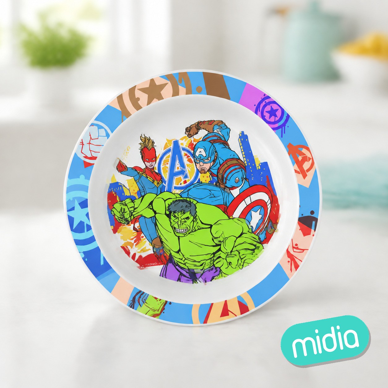 Stor plato micro kids avengers bombers