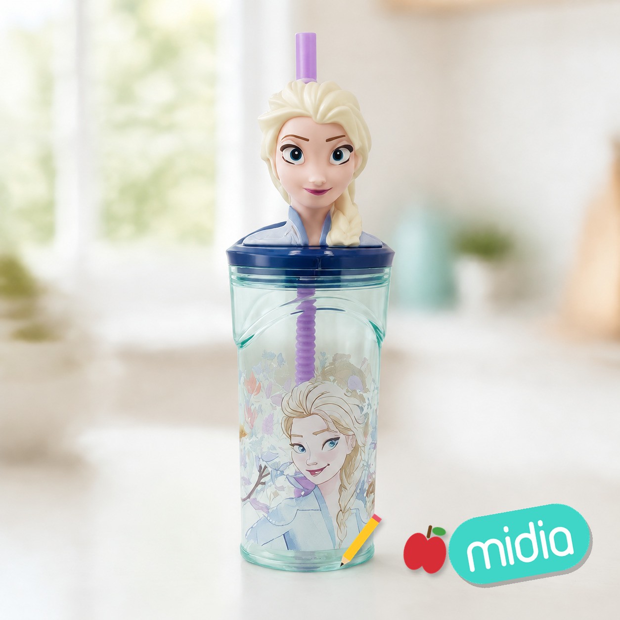Stor vaso figurita 3d 360 ml frozen snowy tale