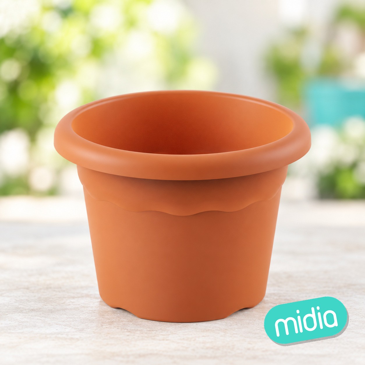 Terra maceta redonda ø 35cm terracota c12