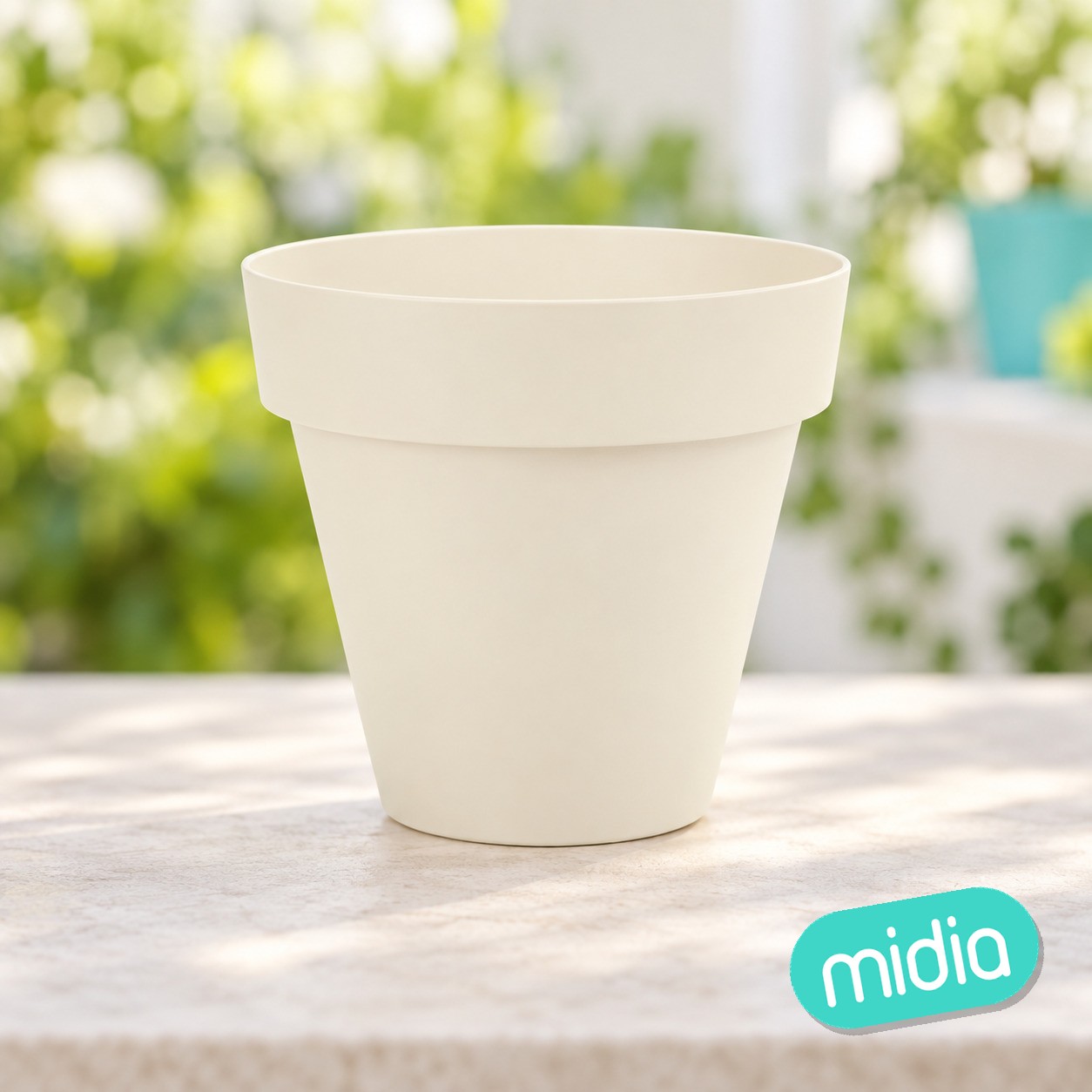 Tes maceta redonda ø 22cm antracita c24