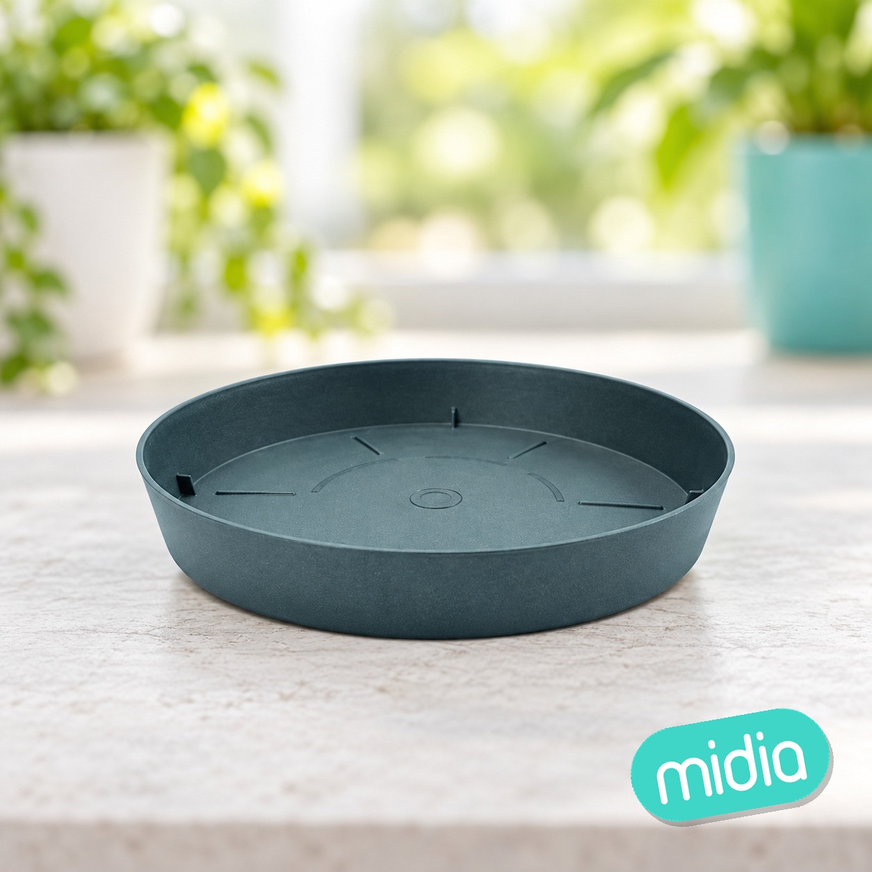 Tes plato redondo ø 17cm antracita c24