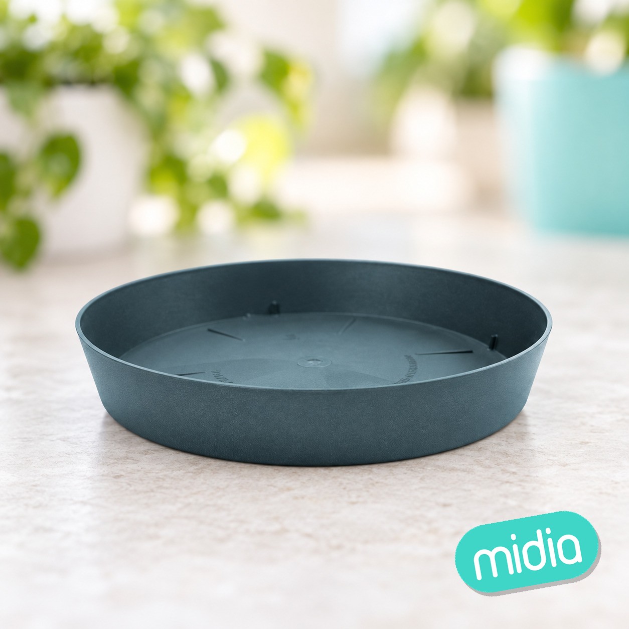 Tes plato redondo ø 24cm antracita c12