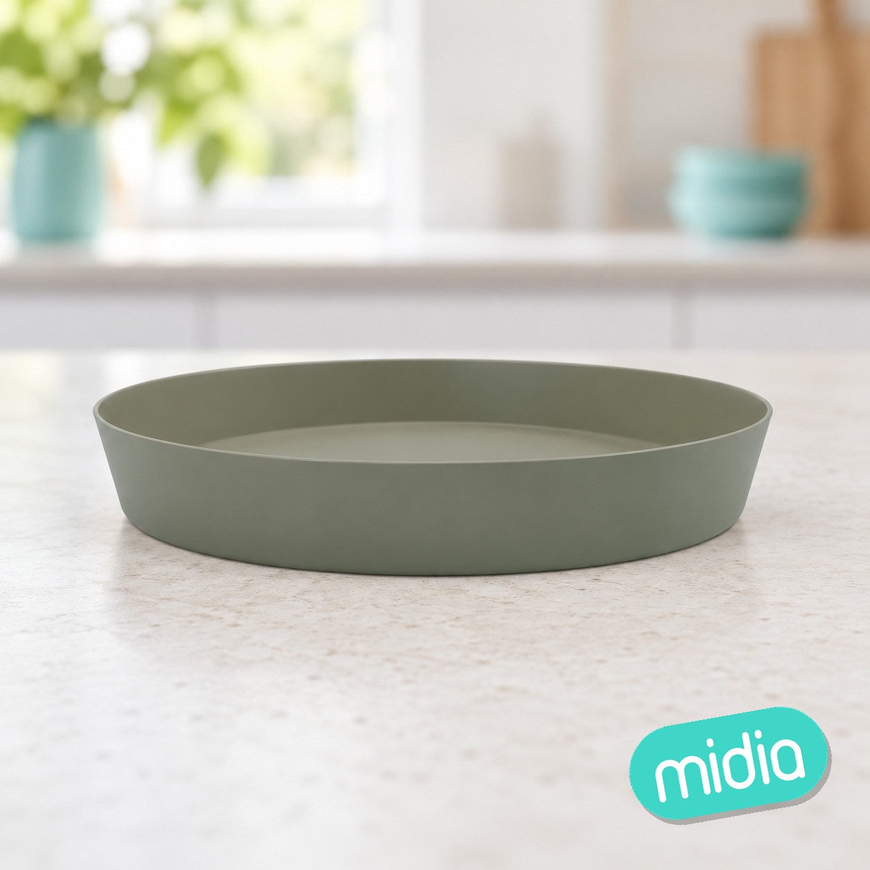 Tes plato redondo ø 36cm taupe c12