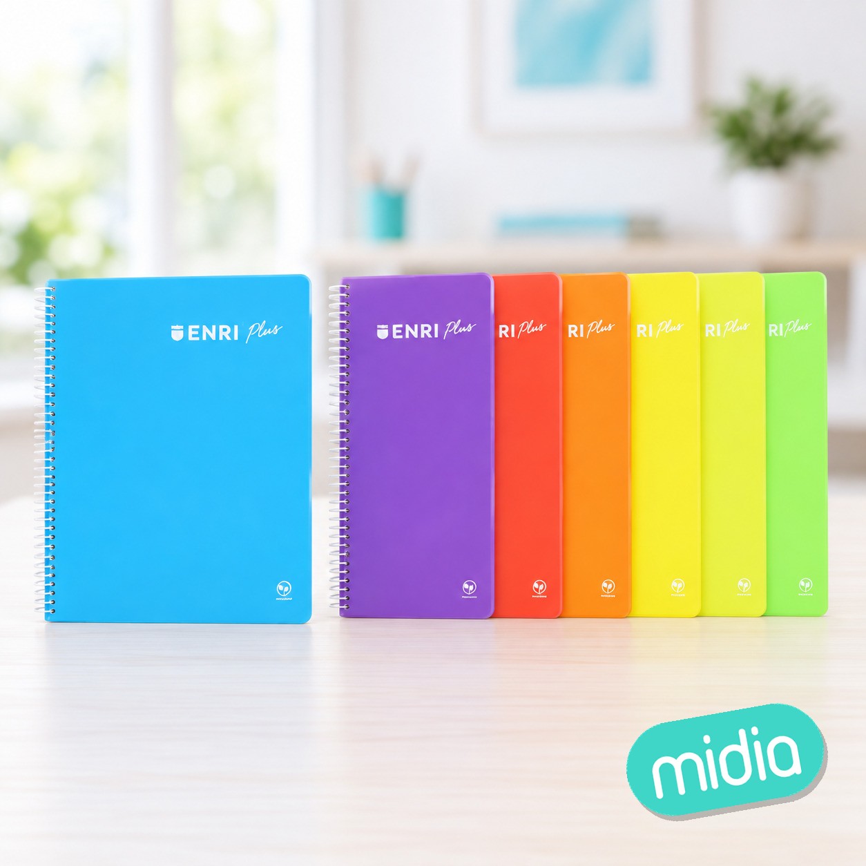 Cuaderno bloc enri t.plastic fº 80h 5x5