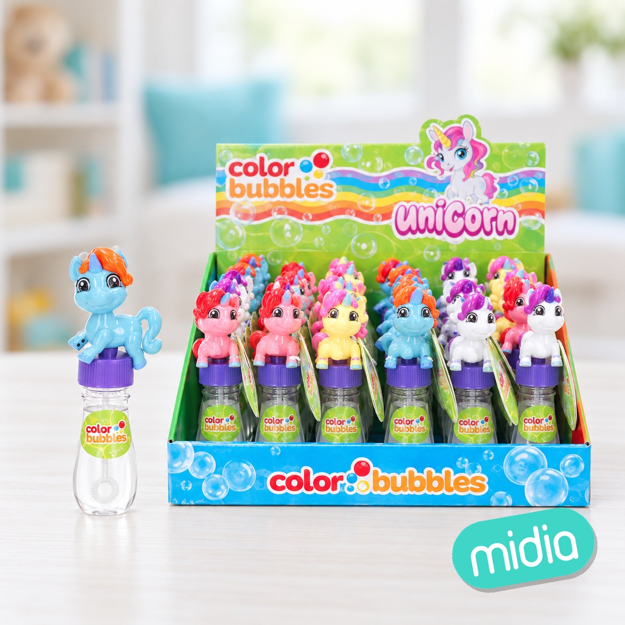 Color bubbles - pompero 35 ml unico