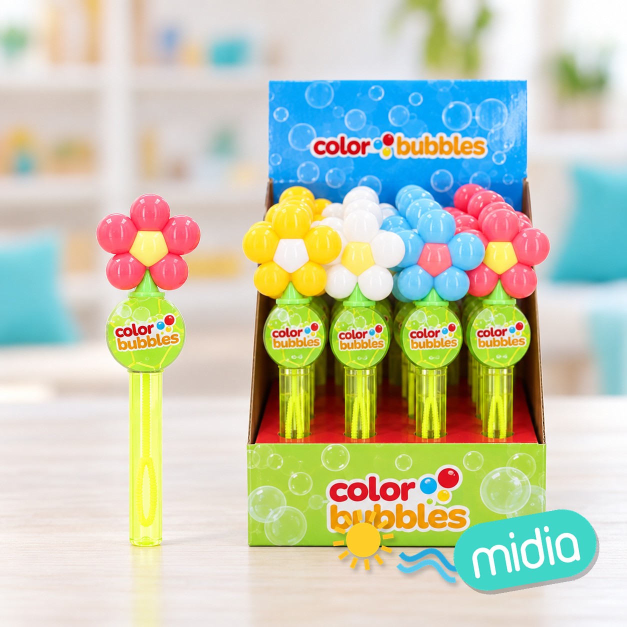 Color bubbles-pompero flor 19