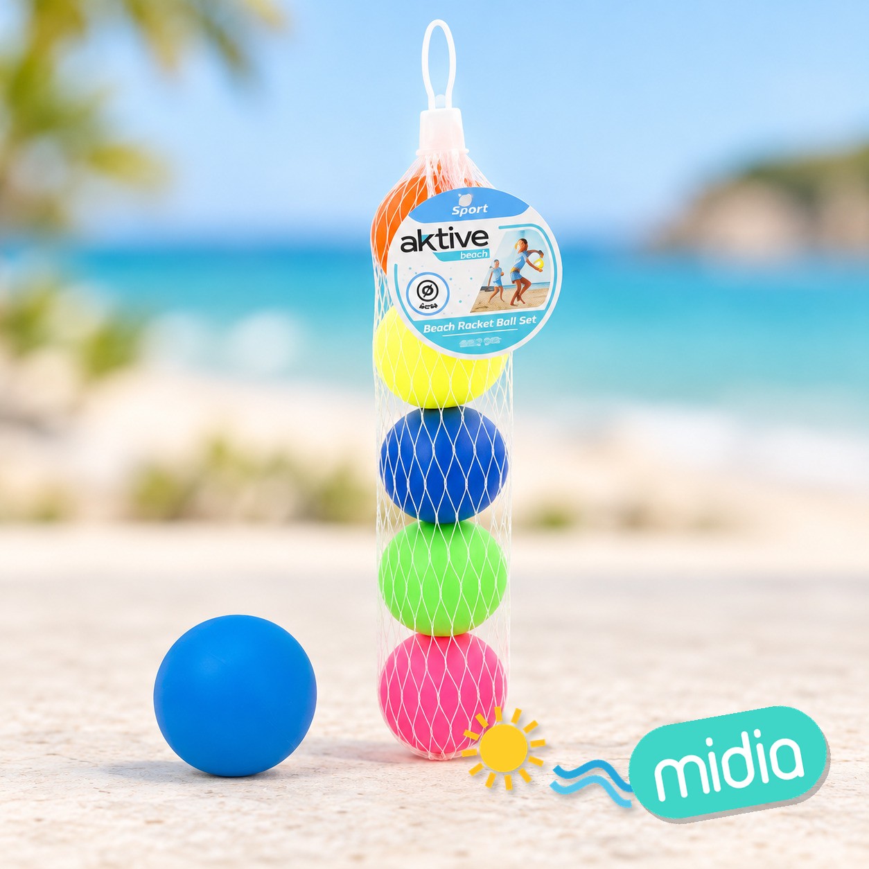 Aktive-set 5 pelotas palas pla