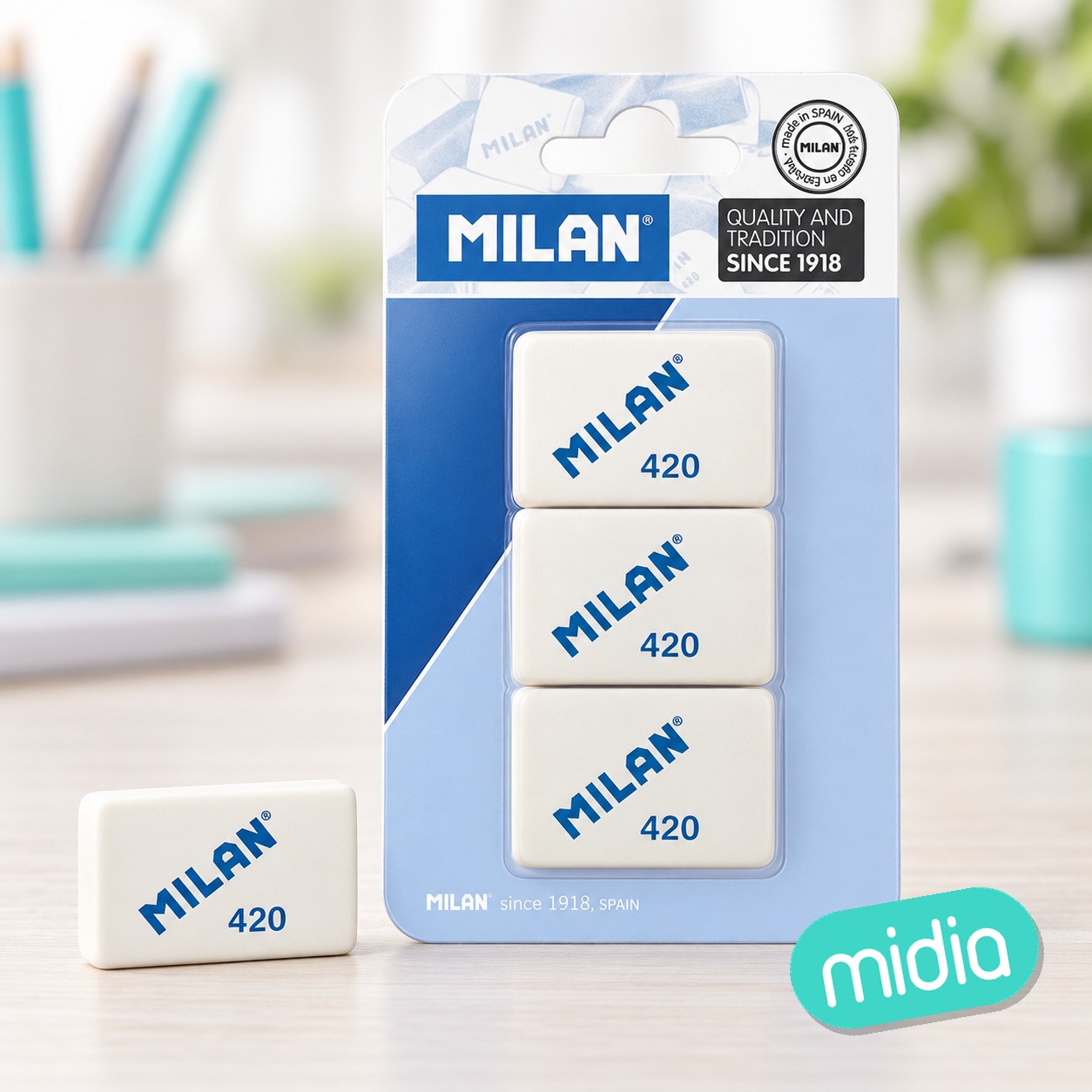 Blister 3 gomas 420 milan