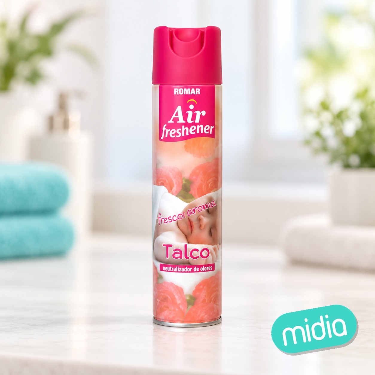 Ambientador spray talco 405cc