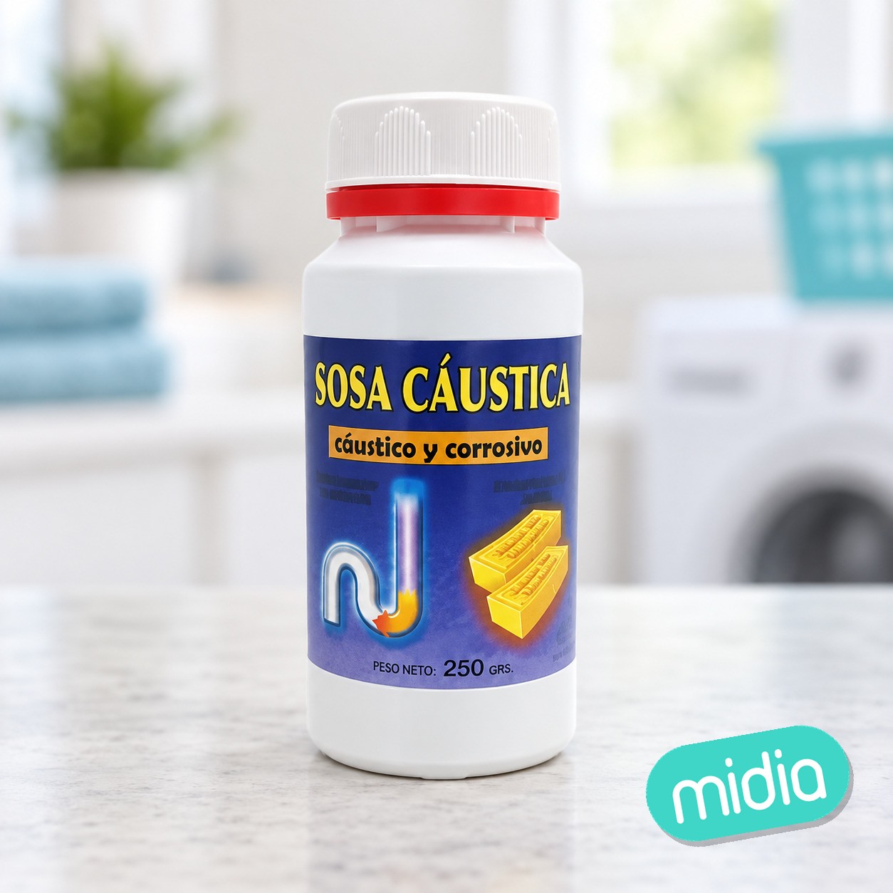Sosa caustica bote 250gr escamas