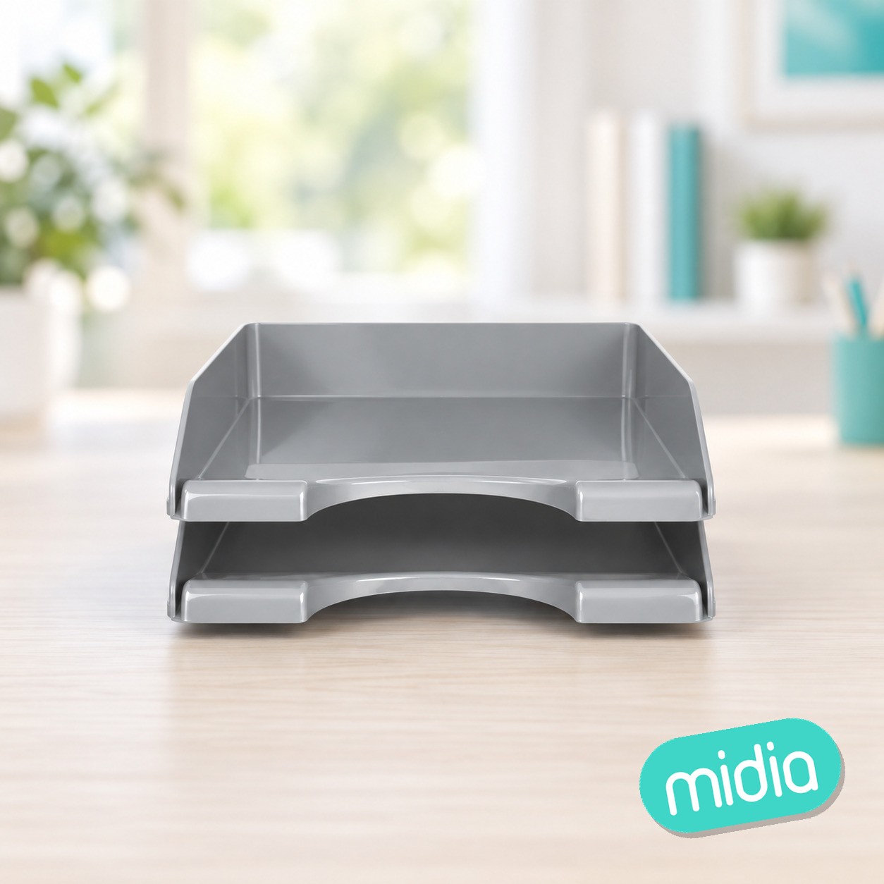 Portafolios office color gris
