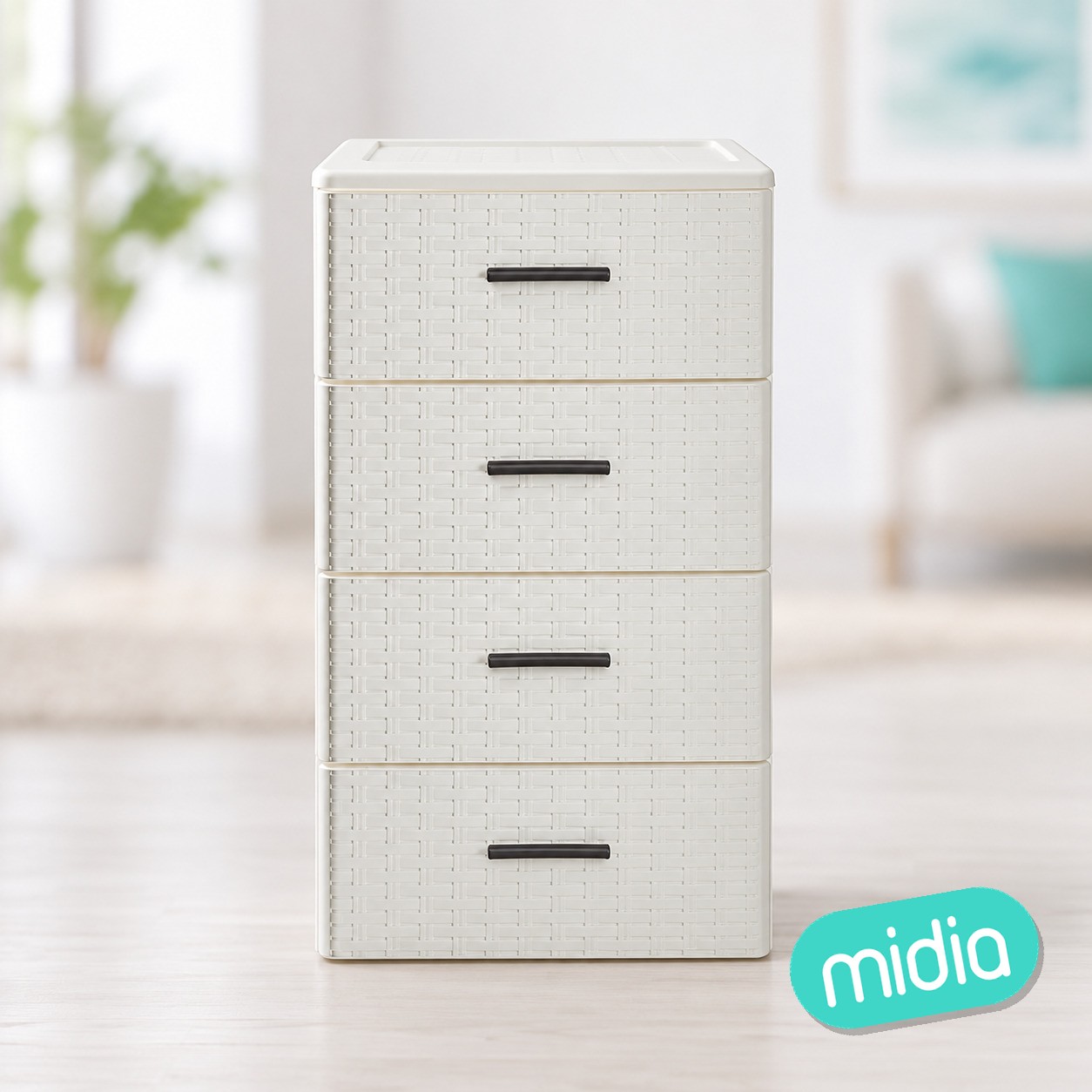 Cajonera rattan 4 cajones b