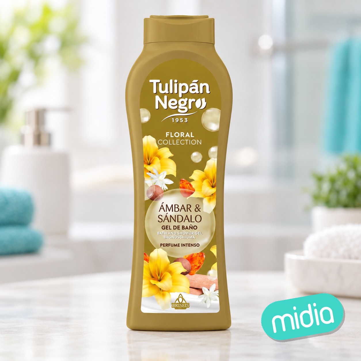 Tulipan negro gel 650mlfloral ambar y sanda