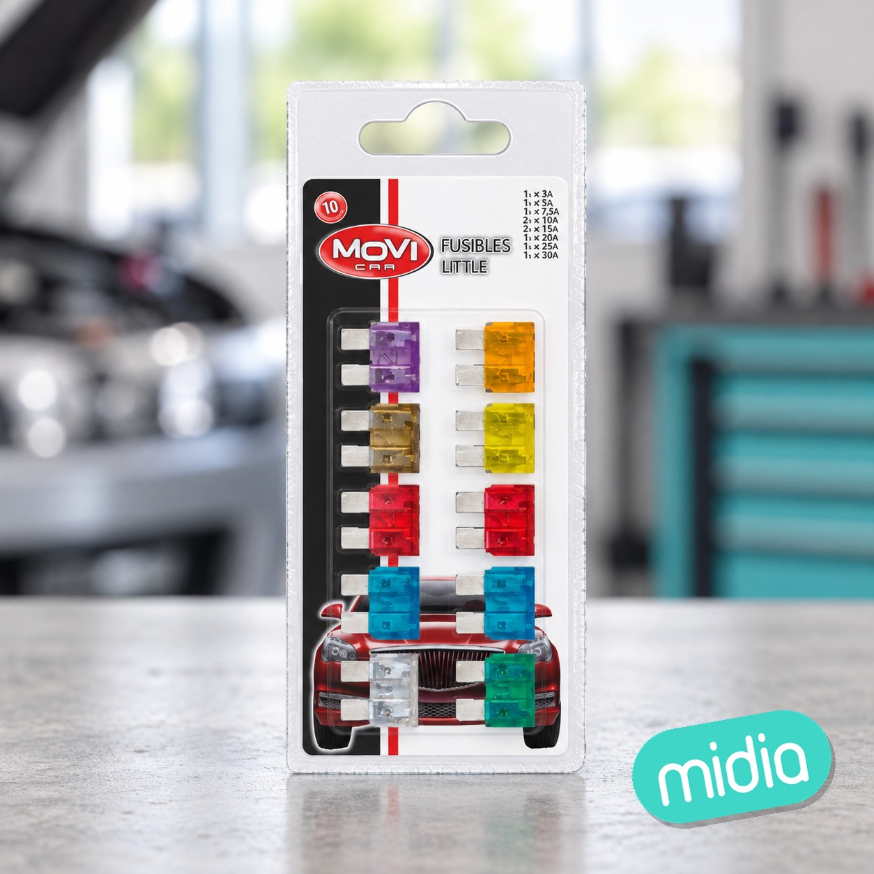 Blister 10 unid. fusible little fuse surt do