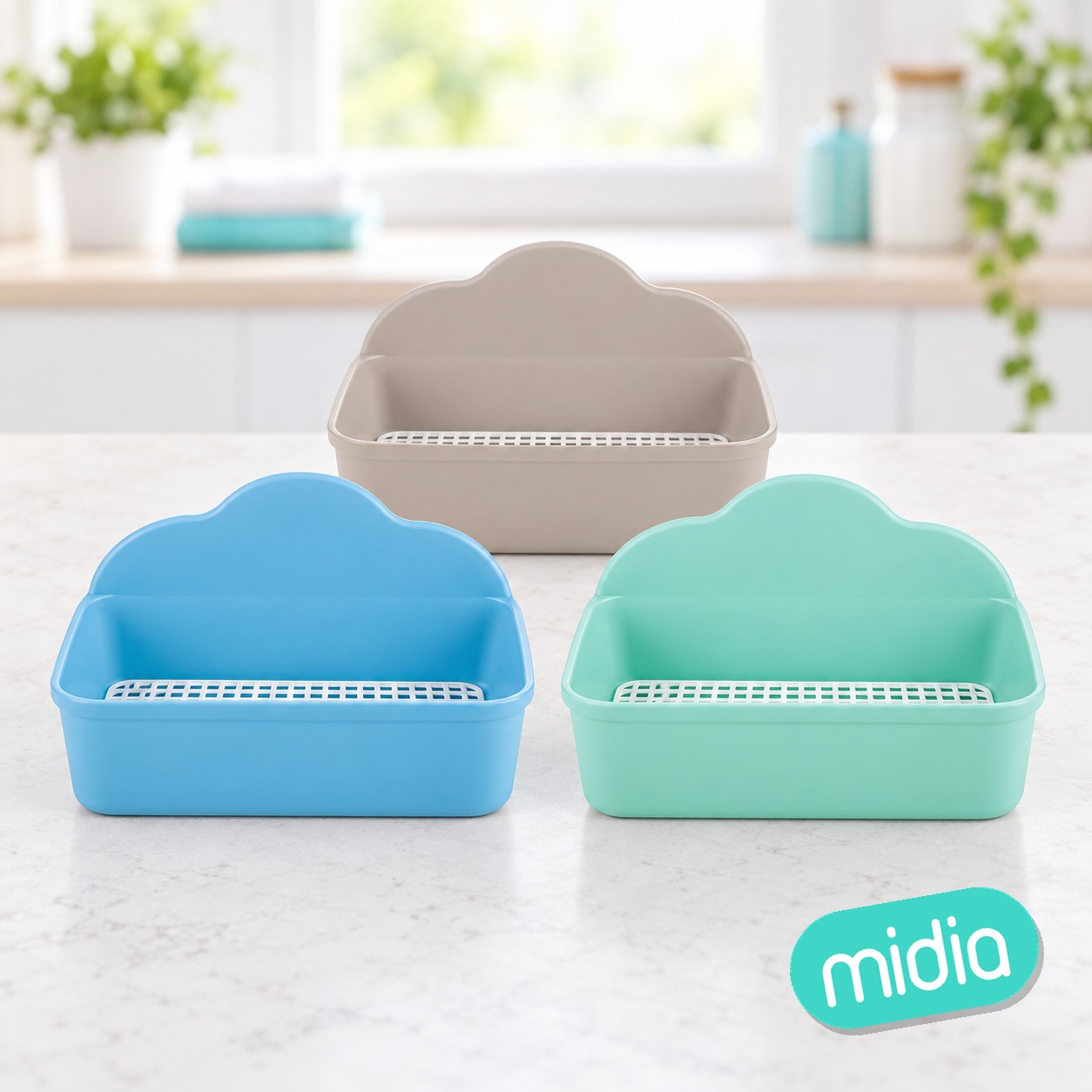 Soft colors / estropajero+rejilla/3 colores