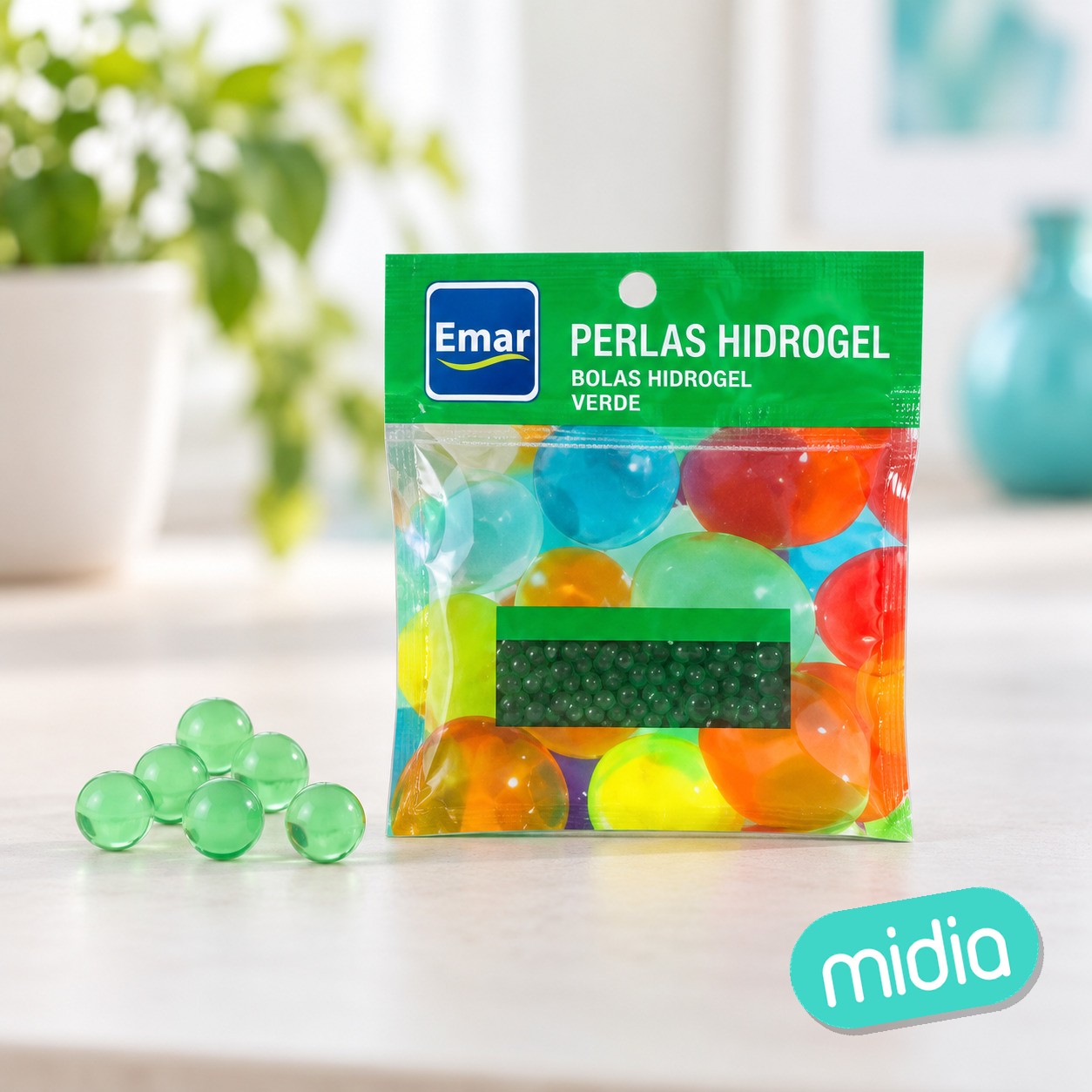 Perlas hidrogel 12gr verde