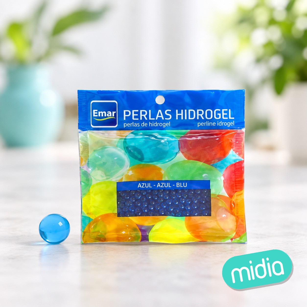 Perlas hidrogei 12gr azul