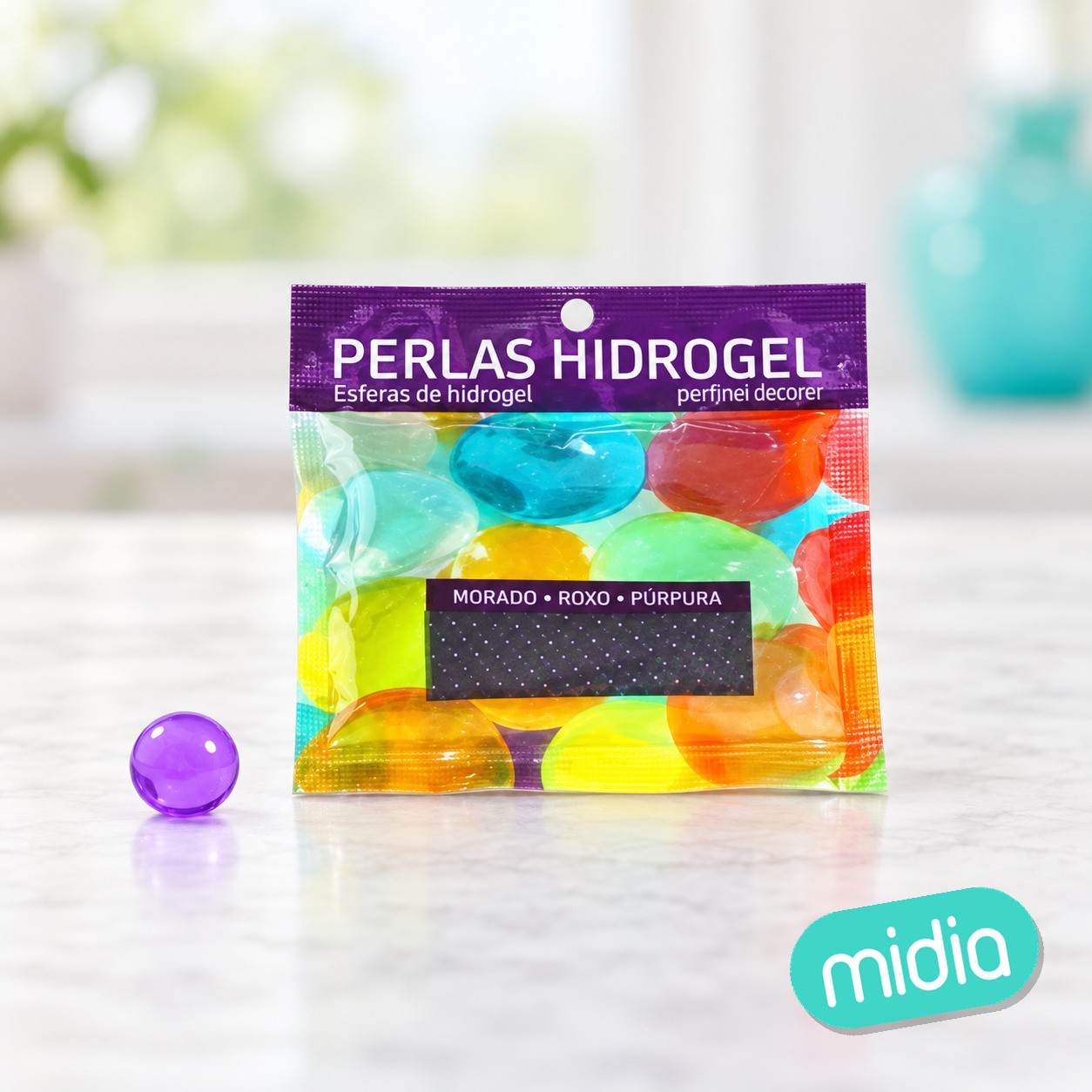 Perlas hidrogel 12gr violeta