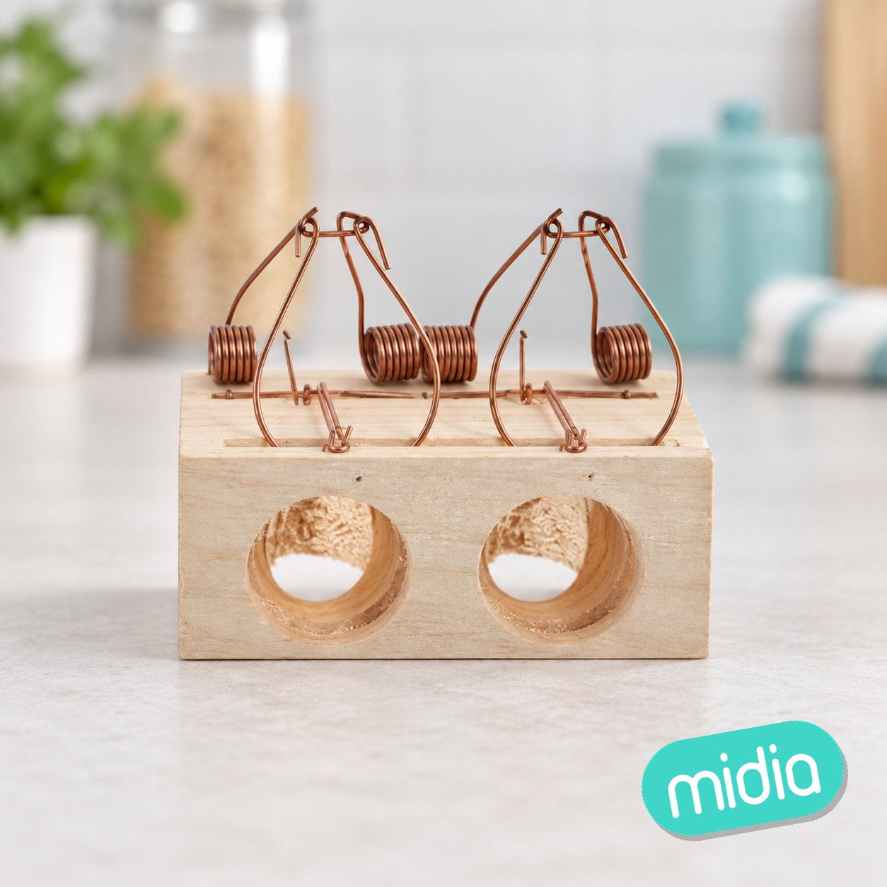 Ratonera doble mediana 12x8x6 cm