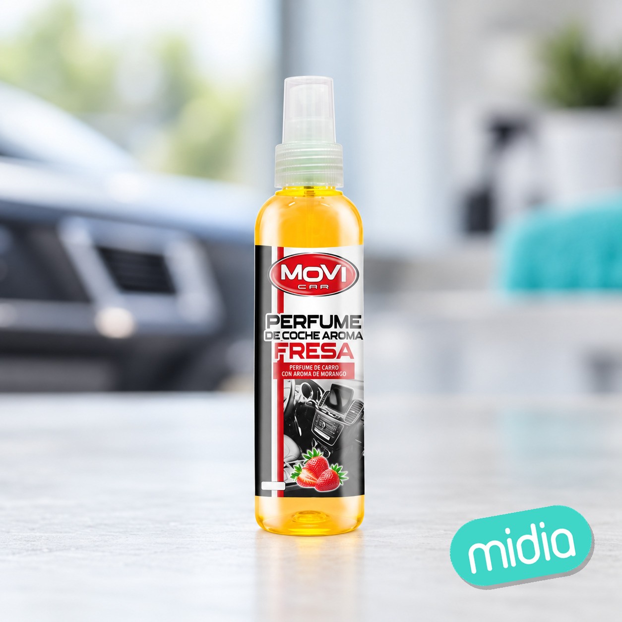 Ambientador movi car aroma fresa 200ml