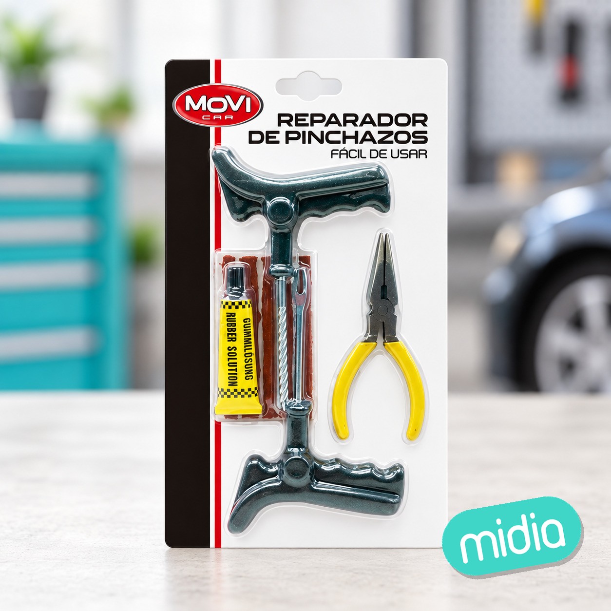 Kit reparapinchazos neumaticos mechas