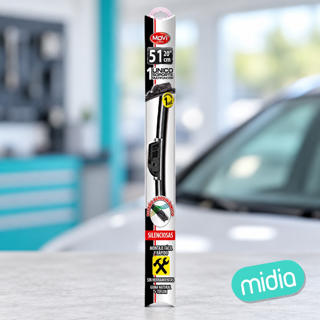 Escobilla limpiaparabrisas flex movi car