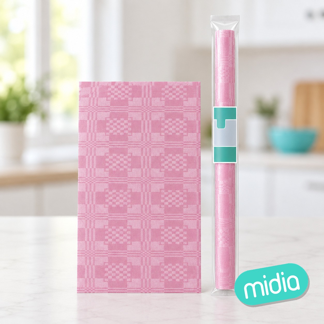 Rollo mantel basic rosa baby 5 x 1,2 m