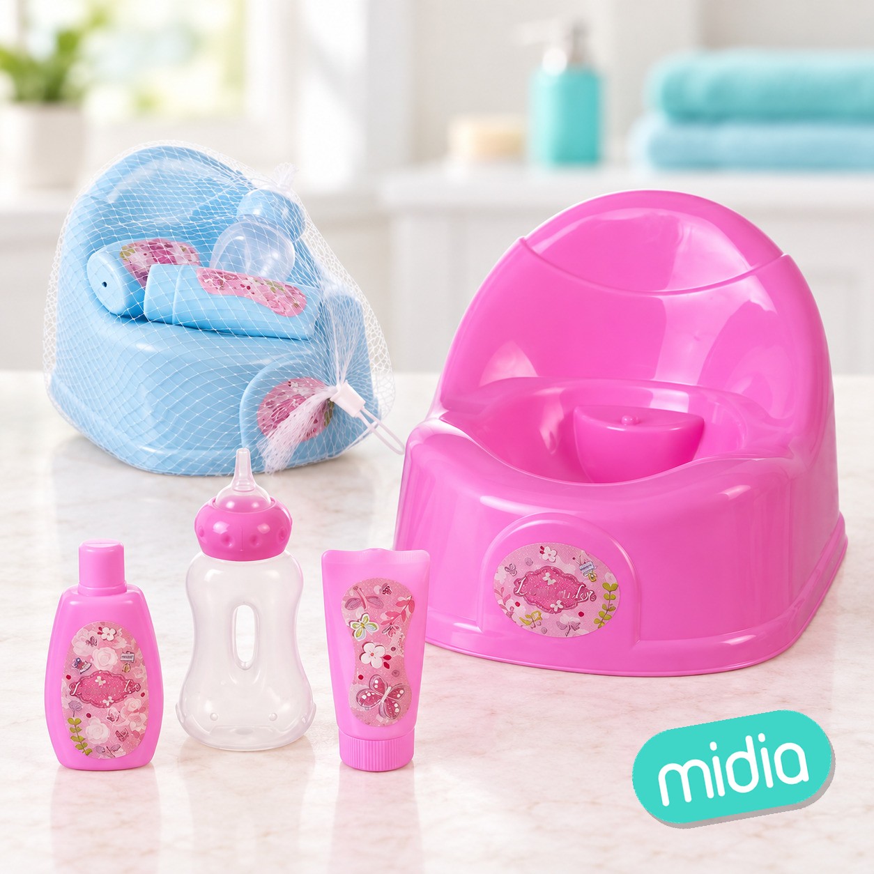 S/4 orinal con accesorios 2/c 14,50 x 12 cm