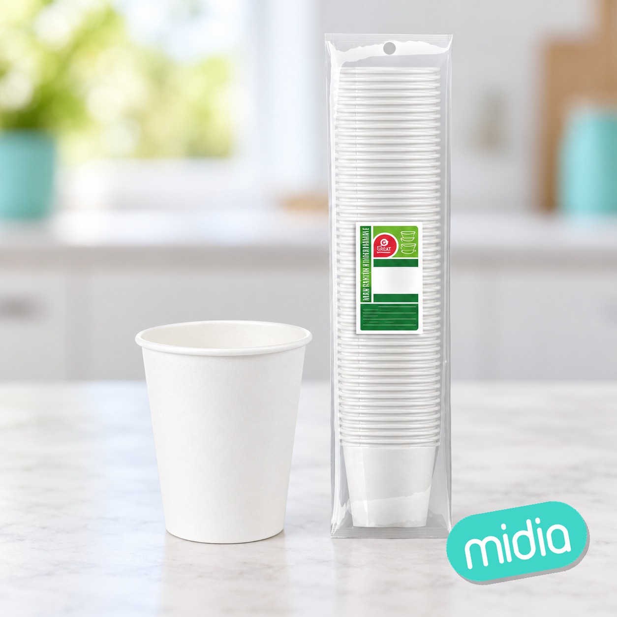 S/50 vaso cartón blanco 80 cc