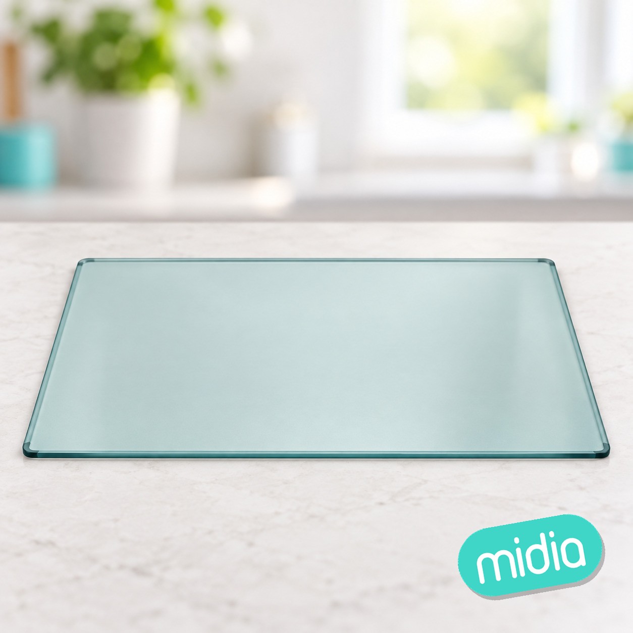 Bandeja rect. c/borde aluminio 40x37cm