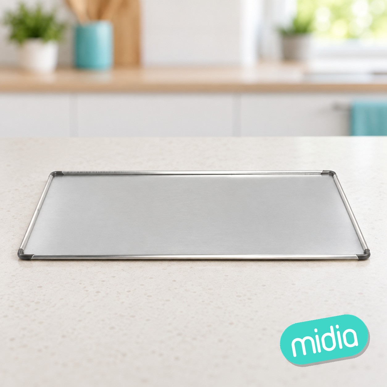 &bandeja rect. c/borde aluminio 44x31x0.